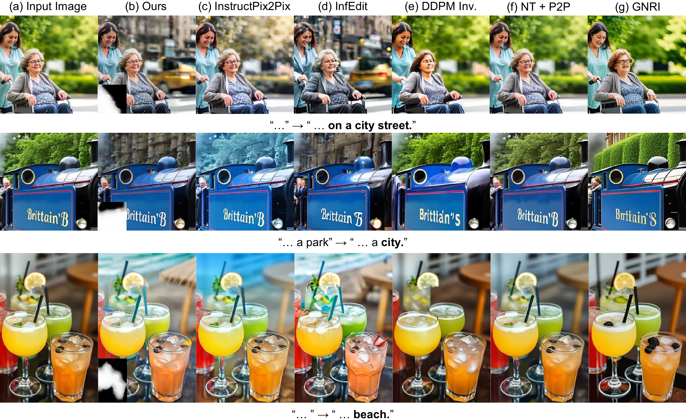 Additional local editing comparison