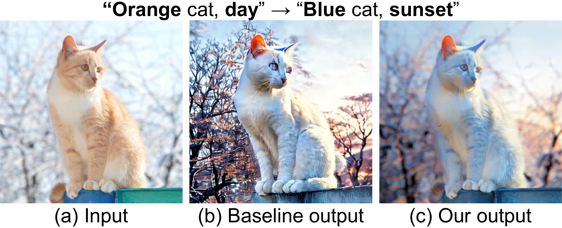 SPL teaser showing structure-preserving image editing results